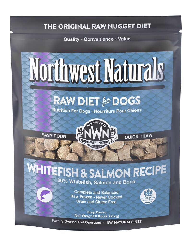 Northwest Naturals Northwest Naturals Frozen Dog Food Whitefish & Salmon 6 lb CASE (*Frozen Products for Local Delivery or In-Store Pickup Only. *)