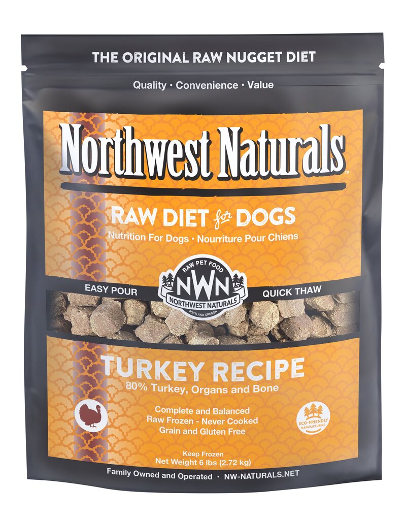 Northwest Naturals Northwest Naturals Frozen Dog Food Turkey 6 lb (*Frozen Products for Local Delivery or In-Store Pickup Only. *)