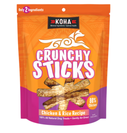 Koha Koha Treats | Air Dried Chicken & Rice Crunchy Sticks 10.58 oz