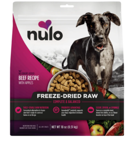 Nulo Nulo Freeze Dried Dog Food | Beef & Apples Recipe 18 oz
