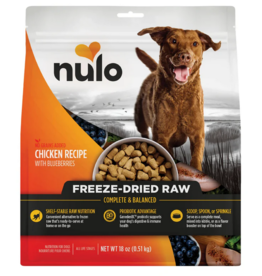 Nulo Nulo Freeze Dried Dog Food | Chicken & Blueberries Recipe 18 oz