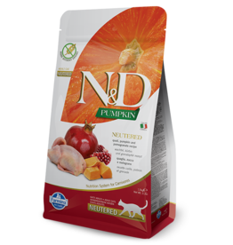 Farmina Pet Foods Farmina Grain Free Cat Kibble | Quail, Pumpkin, & Pomegranate Neutered 3.3 lb