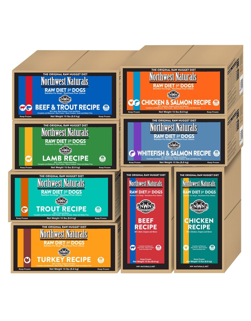 Northwest Naturals Northwest Naturals Frozen Dog Food Whitefish & Salmon 15 lb (*Frozen Products for Local Delivery or In-Store Pickup Only. *)