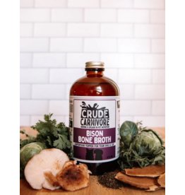 Crude Carnivore Crude Carnivore Bone Broth | Bison 16 oz