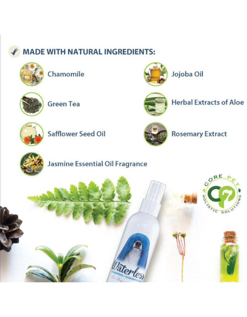 Adore Pet Solutions | Waterless Shampoo & Conditioner for Cats & Dogs 8 oz