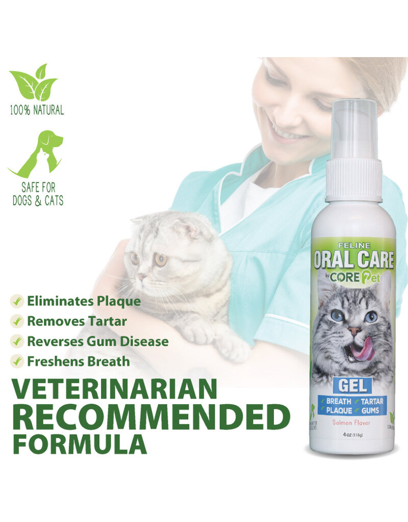Adore Pet Solutions | Complete Oral Care Gel for Cats Salmon 4 oz