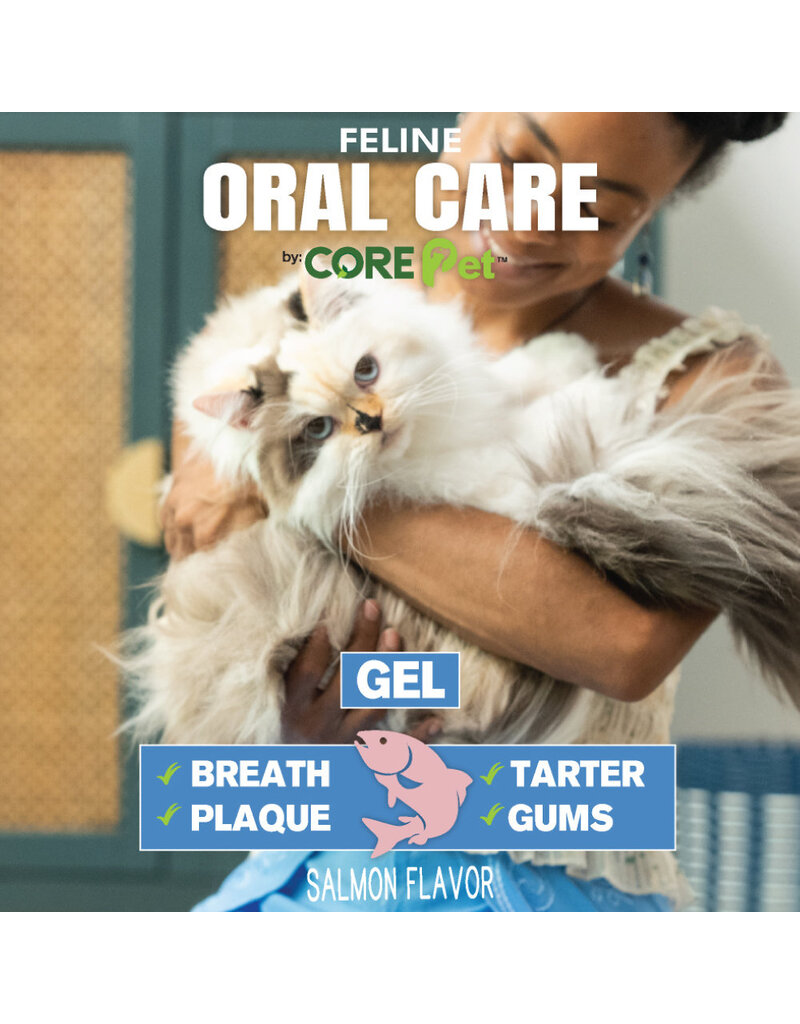 Adore Pet Solutions | Complete Oral Care Gel for Cats Salmon 4 oz