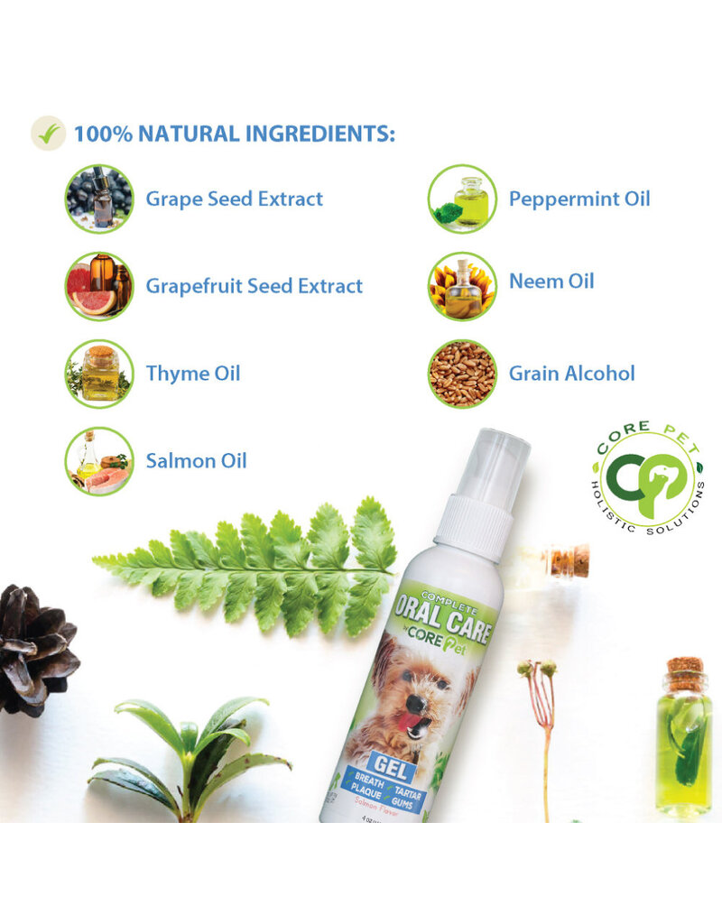 Adore Pet Solutions | Complete Oral Care Gel for Dogs Salmon 4 oz