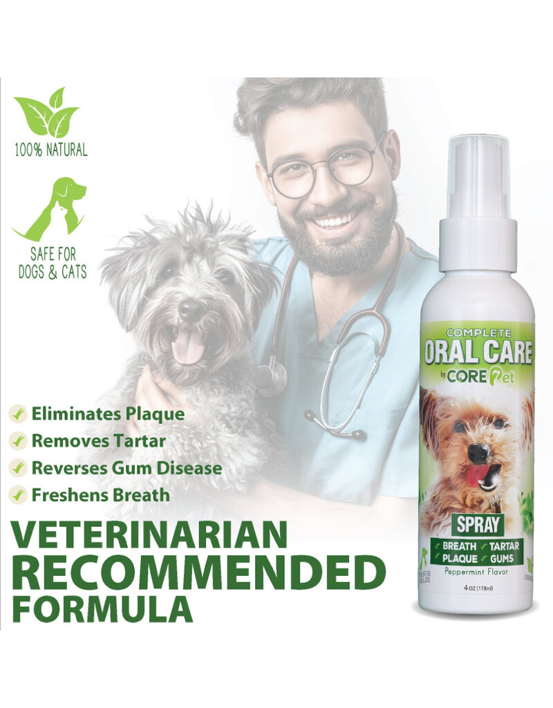 Adore Pet Solutions | Complete Oral Care Spray for Dogs Peppermint 4 oz