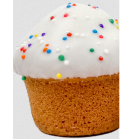 Bosco and Roxy's Bosco & Roxy's Bark-Day Collection | 3D Sprinkled Vanilla Multi-Color Cupcake single