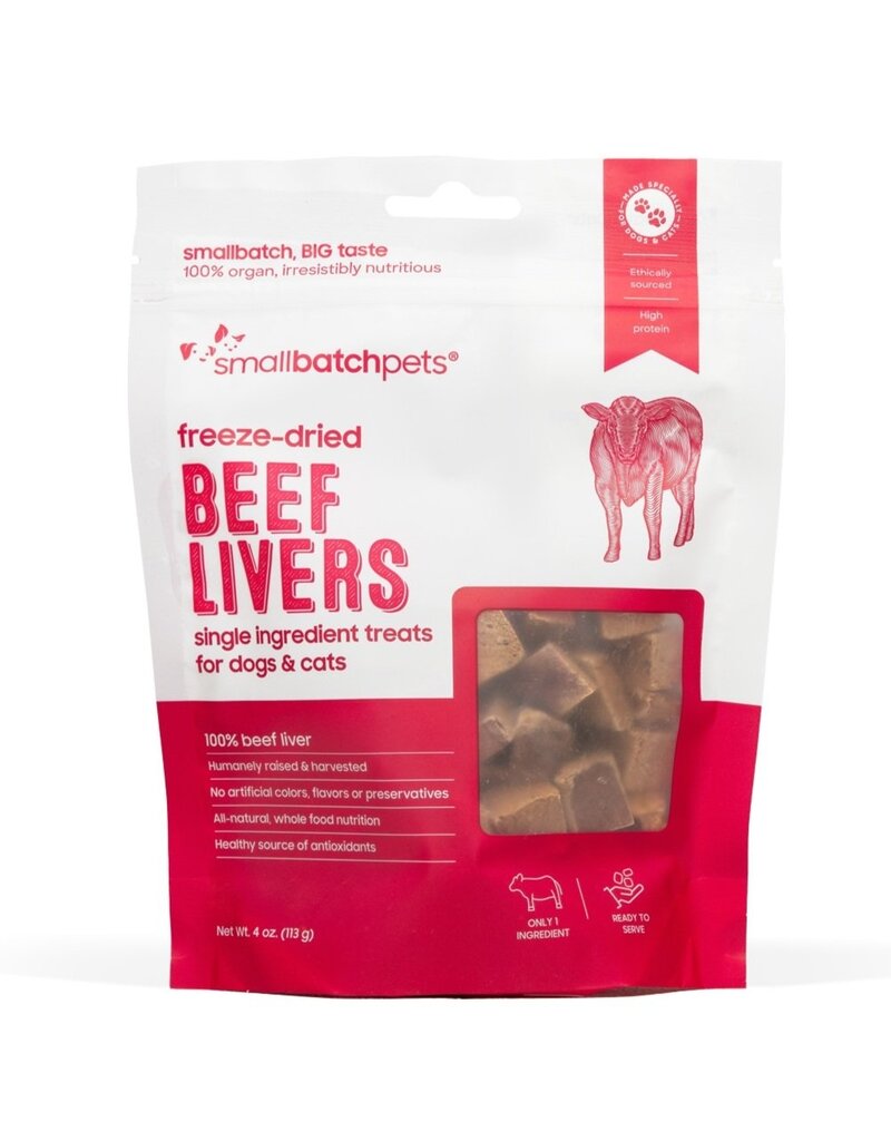 Smallbatch Pets Smallbatch Freeze Dried Treats | Beef Liver 3.5 oz