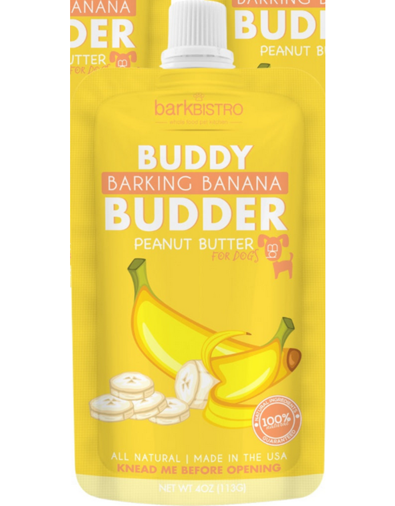 Bark Bistro Bark Bistro Buddy Budder | Barking Banana Peanut Butter 4 oz Pouch