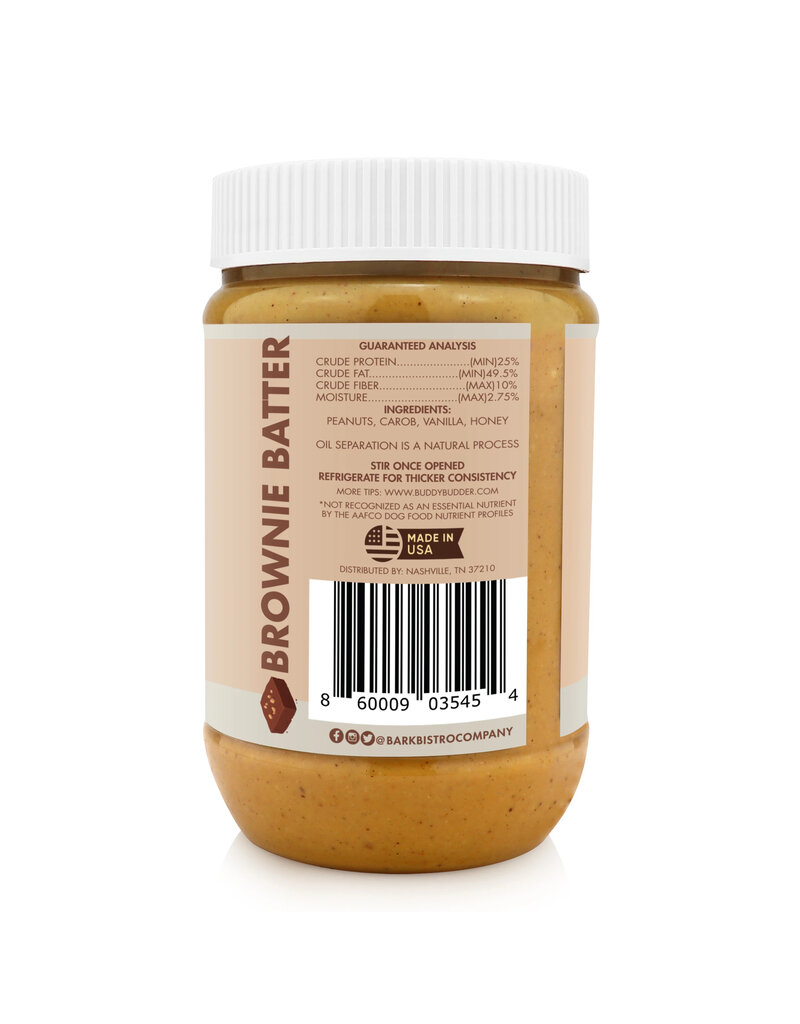 Bark Bistro Bark Bistro Buddy Budder | Brownie Batter Peanut Butter 17 oz
