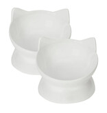 Park Life Park Life | Oscar Tilt Cat Dish White