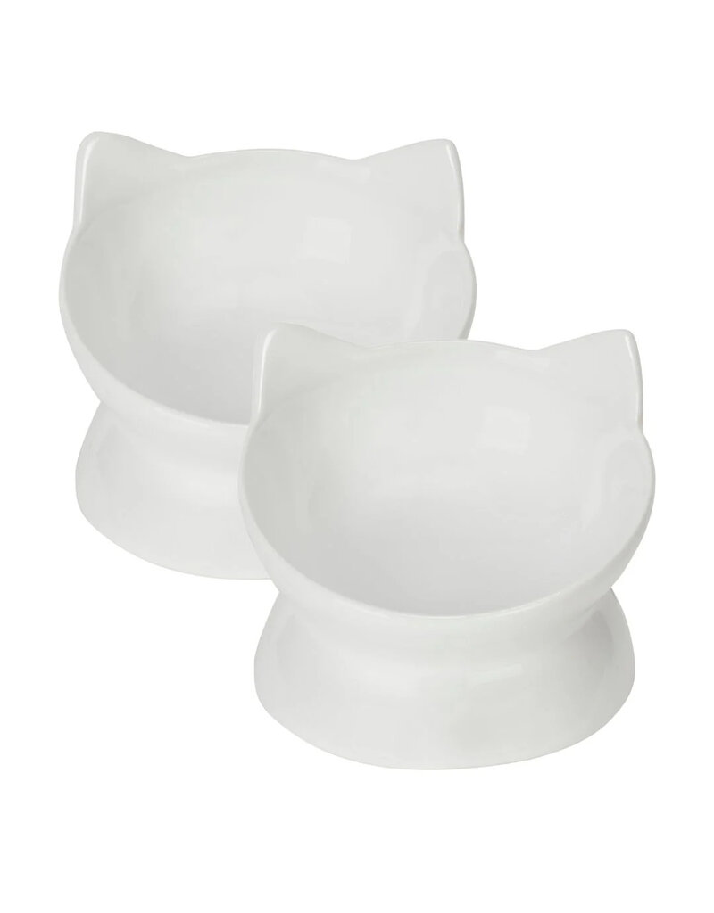 Park Life Park Life | Oscar Tilt Cat Dish White