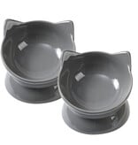 Park Life Park Life | Oscar Tilt Cat Dish Gray