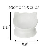 Park Life Park Life | Oscar Tilt Cat Dish Gray