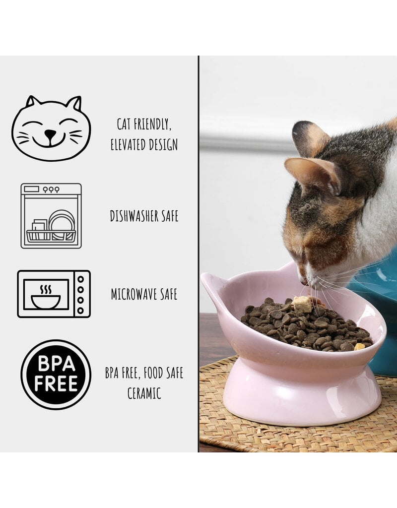 Park Life Park Life | Oscar Tilt Cat Dish Gray