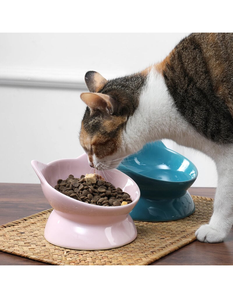Park Life Park Life | Oscar Tilt Cat Dish Gray
