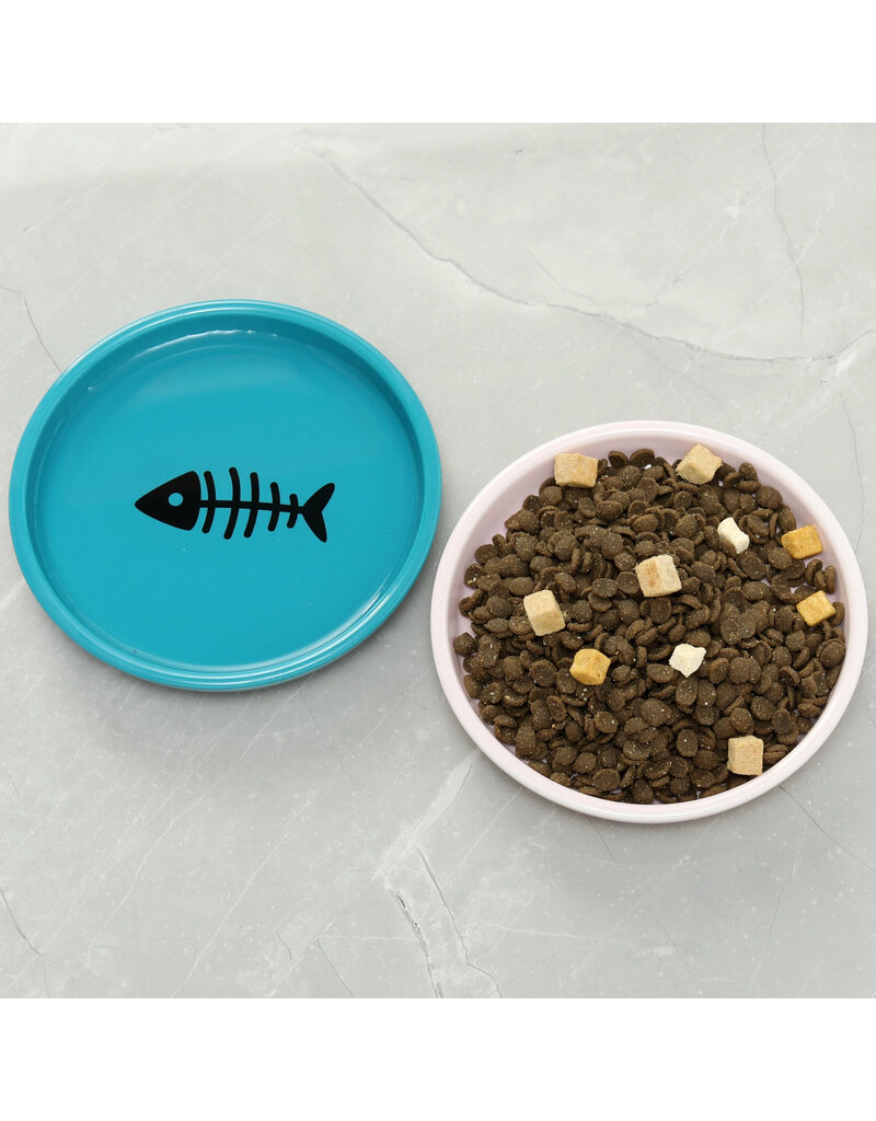 Park Life Park Life |  Oscar Classic Round Cat Dish White