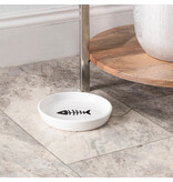 Park Life Park Life |  Oscar Classic Round Cat Dish White