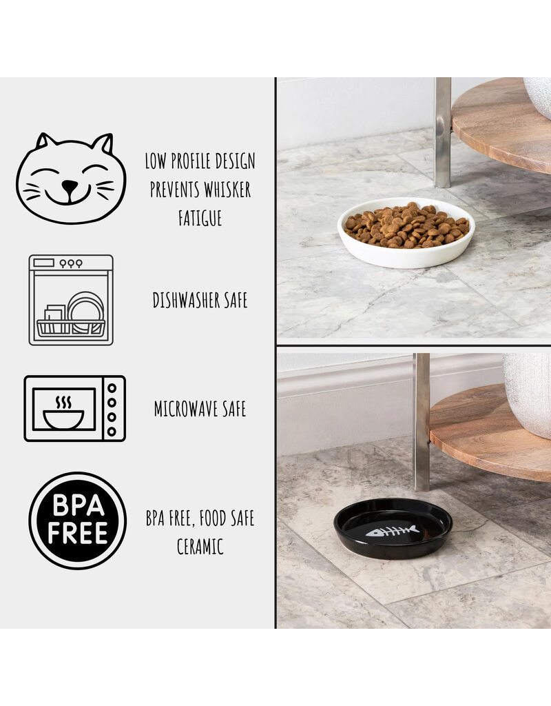 Park Life Park Life | Oscar Classic Round Cat Dish Pink