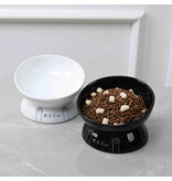 Park Life Park Life | Meow Elevated Ceramic Cat Dish Black Small