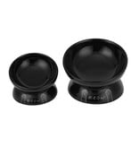 Park Life Park Life | Meow Elevated Ceramic Cat Dish Black Large
