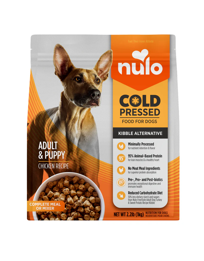 Nulo DISC/M Nulo Dog Food Cold Pressed | Adult & Puppy Chicken Recipe 2.2 lb