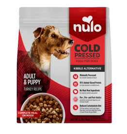 Nulo Nulo Dog Food Cold Pressed | Adult & Puppy Turkey Recipe 2.2 lb