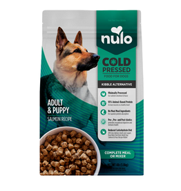Nulo Nulo Dog Food Cold Pressed | Adult & Puppy Salmon Recipe 4 lb