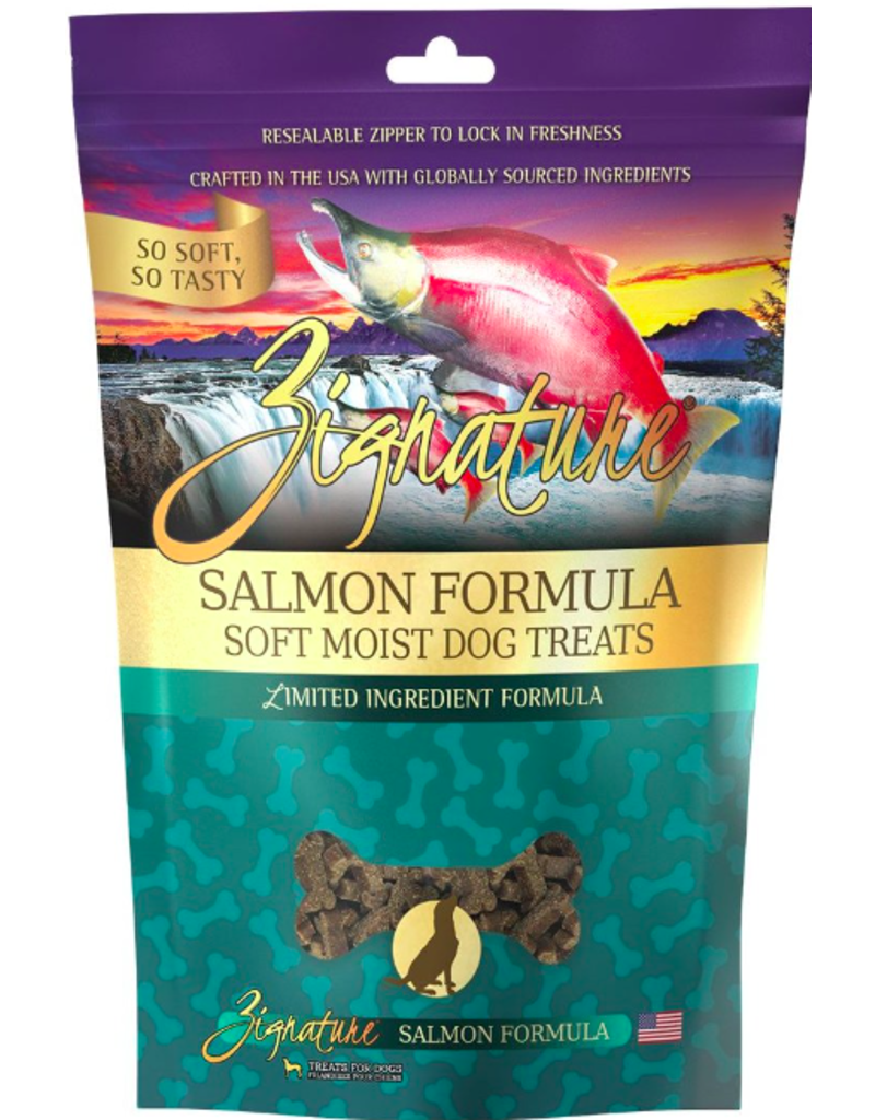 Zignature Zignature Soft Dog Treats | Salmon Mini Hearts 4 oz