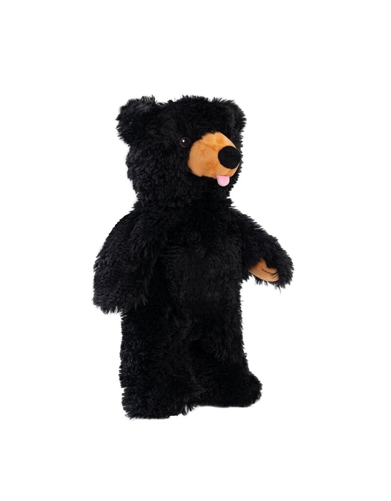 Tall Tails Tall Tails Plush Dog Toys | Black Bear with Squeaker & Rope 20 in