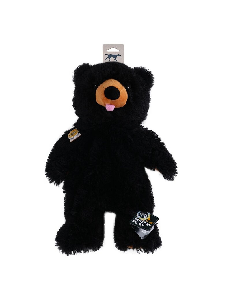 Tall Tails Tall Tails Plush Dog Toys | Black Bear with Squeaker & Rope 20 in