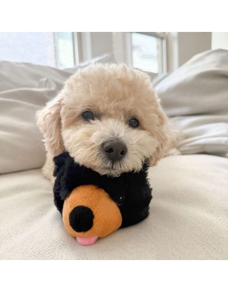 Tall Tails Tall Tails Plush Dog Toys | 2-in-1 Black Bear Head Ball 4"