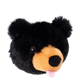 Tall Tails Tall Tails Plush Dog Toys | 2-in-1 Black Bear Head Ball 4"