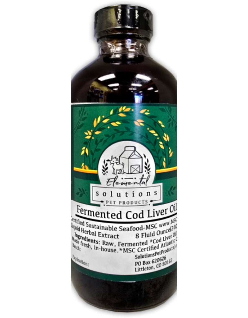 Solutions Pet Products Solutions Pet Products Supplement | Fermented Cod Liver Oil 8 oz