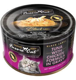Fussie Cat Fussie Cat Canned Cat Food | Black Label Tuna with Chicken in Gravy 2.82 oz CASE