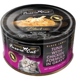 Fussie Cat Fussie Cat Canned Cat Food | Black Label Tuna with Chicken in Gravy 2.82 oz single