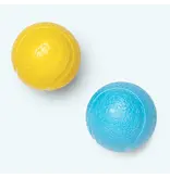 West Paw West Paw Dog Toys | Boundr Fetch Balls Aqua/Dandelion Small 2 pack