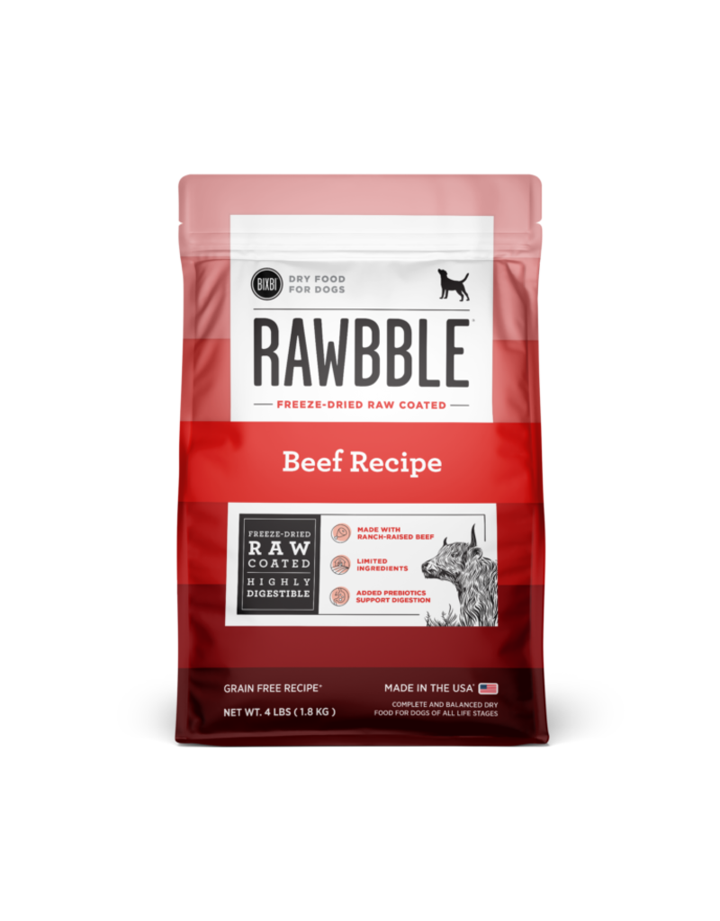 Bixbi Bixbi Rawbble Dog Kibble | Beef Recipe 4 lb