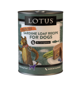 Lotus Natural Pet Food Lotus Pate Canned Dog Food | Grain Free Sardine Loaf 12.5 oz single