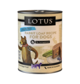 Lotus Natural Pet Food Lotus Pate Canned Dog Food | Grain Free Rabbit Loaf 12.5 oz single