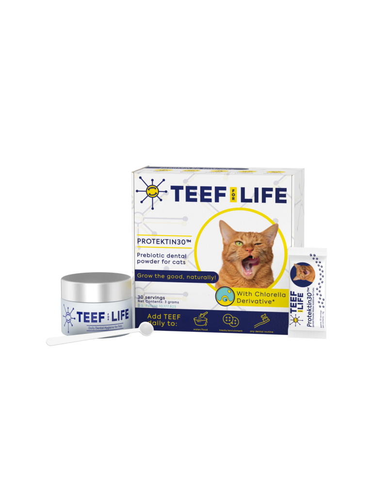 TEEF For Life Teef for Life | Dental Powder Water Additive for Cats 30 servings