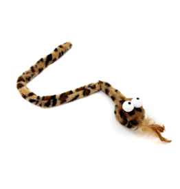 Cheerhunting Cheerhunting Enrichment Toy | Catnip Snake Crinkle Toy Brown