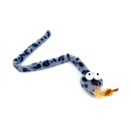Cheerhunting Cheerhunting Enrichment Toy | Catnip Snake Crinkle Toy Blue