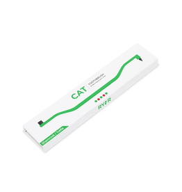 Ryercat Ryercat Toothbrush | Dual Sided for Cats Shamrock Green