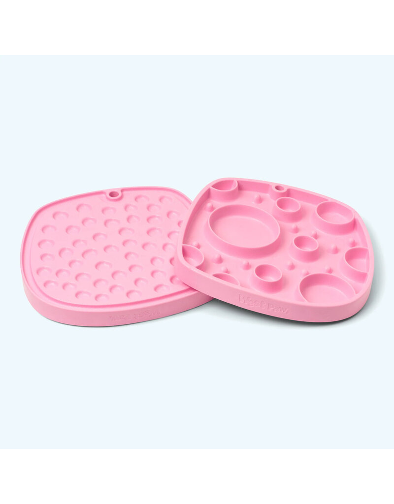 West Paw West Paw Sea Flex | Dog Feast Mat Bubbles Bubblegum Pink Limited Edition