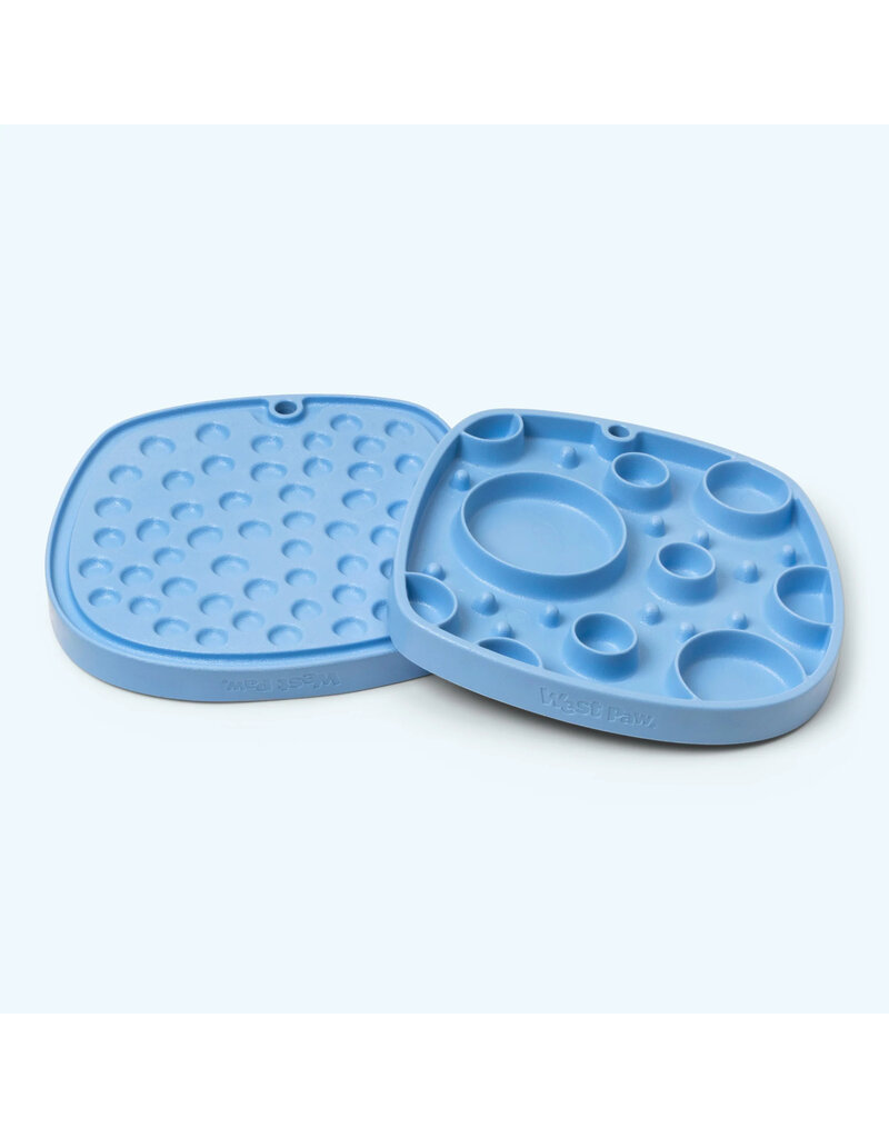 West Paw West Paw Sea Flex | Dog Feast Mat Bubbles Periwinkle Purple Limited Edition