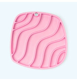 West Paw West Paw Sea Flex | Dog Feast Mat Waves Bubblegum Pink Limited Edition